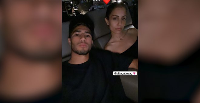 Hiba Abouk y Achraf Hakimi disfrutan de la vuelta a los cines