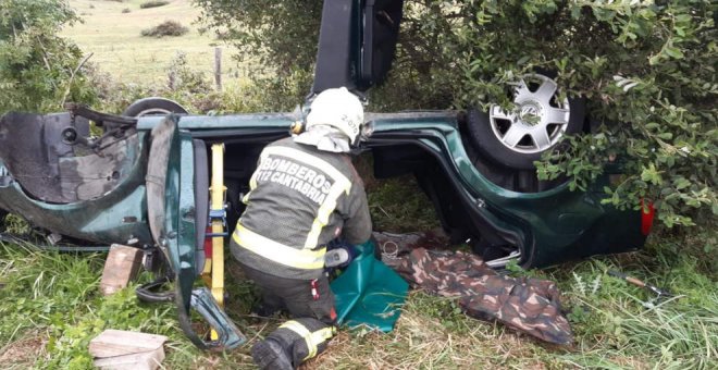 Muere un joven de 22 años en un accidente en la CA-171 a la altura de Orzales y otros dos resultan heridos