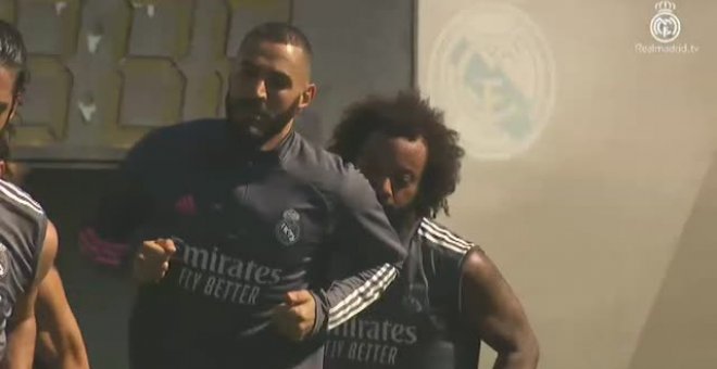 Trabajo de resistencia y con balón para cerrar la semana en el Real Madrid