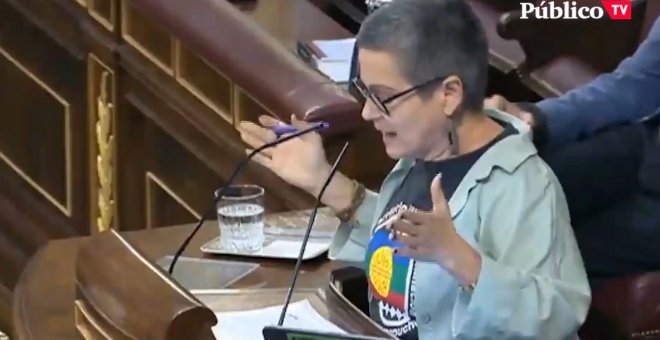 Macarena Olona manda callar a la bancada de la izquierda en el Congreso