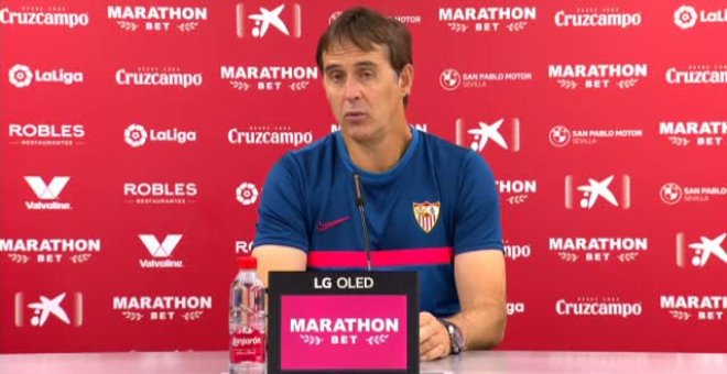 Lopetegui, dolido por su expulsión: "Ha sido un comentario blanco, sin falta de respeto"