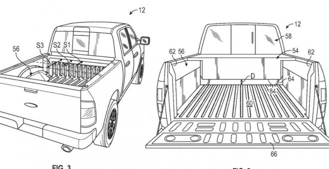 Ford patenta un ingenioso extensor de autonomía, extraíble e intercambiable, para la F-150 eléctrica