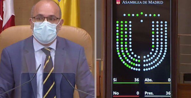 Indignación tras la aprobación de la Ley del Suelo en la Asamblea de Madrid sin quórum: "Democracia al estilo Ayuso"