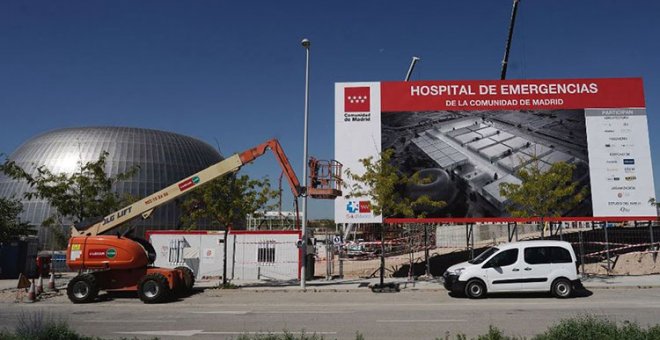 Fallece un trabajador de 46 años en las obras de construcción del Hospital de Emergencias en Valdebebas