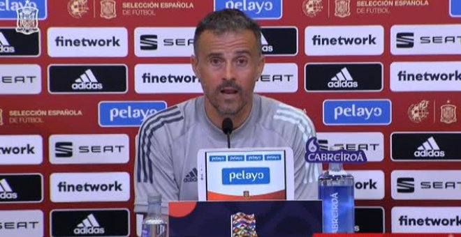 Luis Enrique: "Adama, además de su genética y trabajo tiene habilidad y madurez"