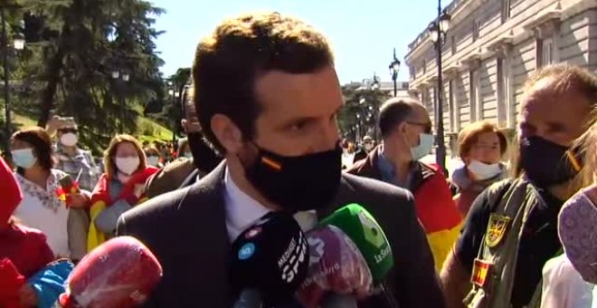 Casado pide la retirada del estado de alarma en Madrid al considerarlo "injusto" y "discriminatorio"