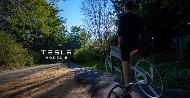 Tesla Model B: la hipotética bicicleta eléctrica de Tesla con tracción total y AutoPilot