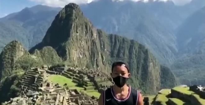 Machu Picchu reabre para disfrute de un único turista japonés