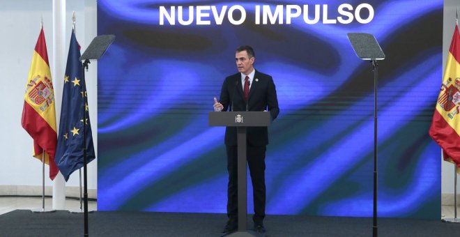 Sánchez anuncia que concentrará la inversión europea en tres años para crear 800.000 puestos de trabajo