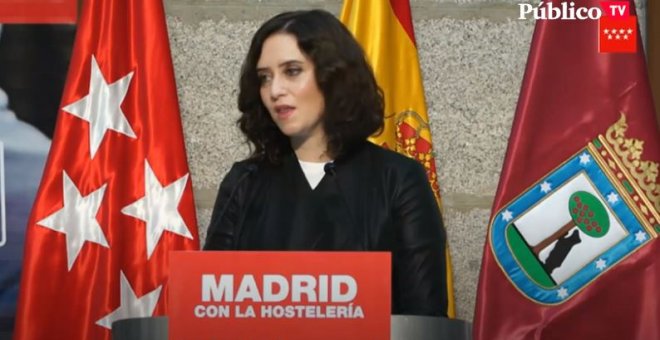 Ayuso califica las propuestas del Gobierno de "totalitarismo"