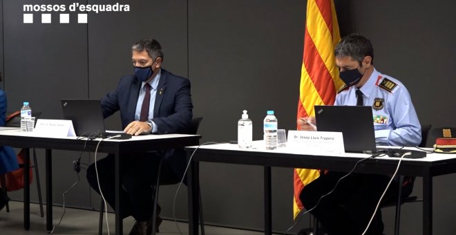 Reunión de Sàmper y Trapero con los cargos de los Mossos