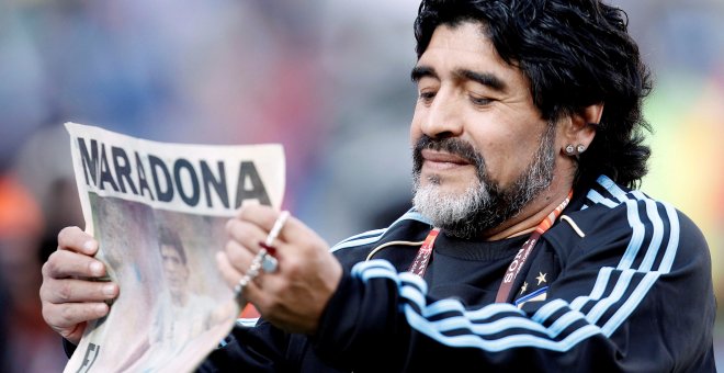 Eliminan de la cuenta de Instagram de Maradona publicaciones donde apoyaba a Fernández de Kirchner y criticaba a Macri