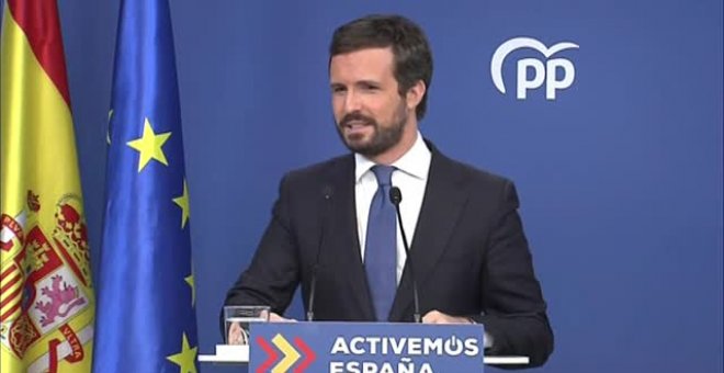 Casado: "Ha sido un año "horribilis" y, además, en España ha coincidido con el peor Gobierno de nuestra historia democrática"