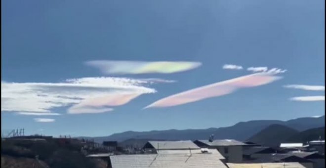 Espectacular fenómeno meteorológico en la provincia China de Yunnan