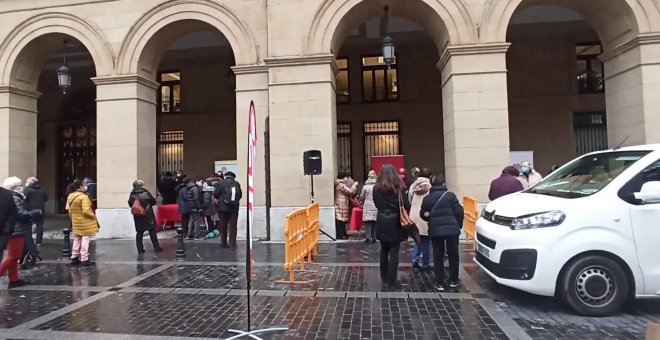 Reparto del Roscón Solidario en San Sebastián