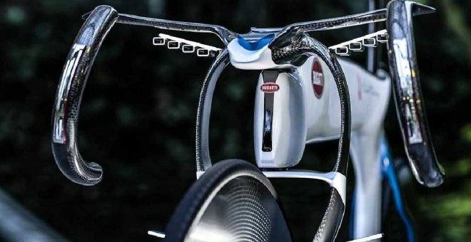 La bicicleta eléctrica de Bugatti existe y tiene un diseño casi tan exquisito como este