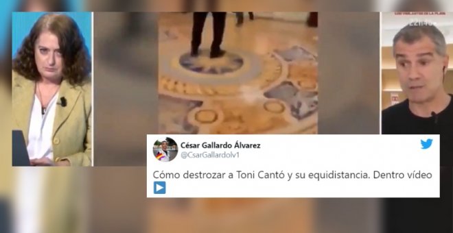 "Cómo destrozar a Toni Cantó": una periodista desmonta un bulo del político de Ciudadanos en directo y le deja con esta cara