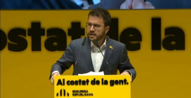 Pere Aragonès: "Hoy es más necesario que nunca la república catalana"