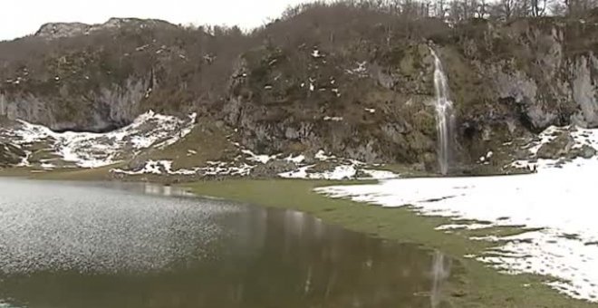 El temporal trae El Bricial, el tercero de Los Lagos de Covadonga