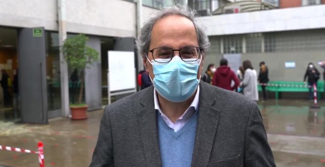 Torra reclama votar "masivamente"