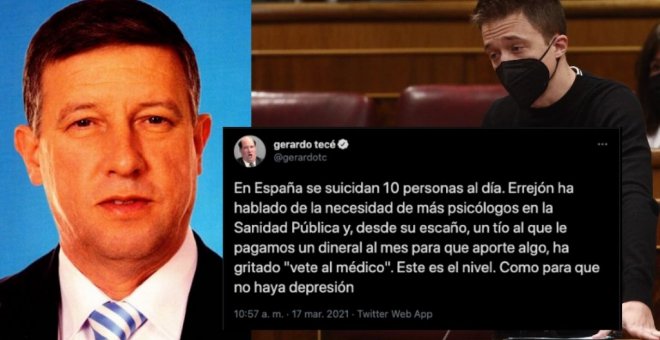 Enfado en las redes por el menosprecio a la salud mental por parte de un diputado del Partido Popular