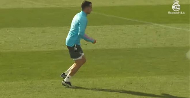 El Real Madrid prepara por última vez su encuentro contra el Celta