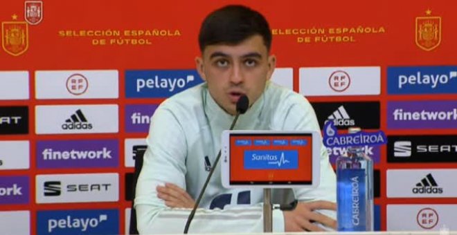 Pedri: "Puedo tener una conexión como la que tengo con Messi con muchos jugadores en la selección"