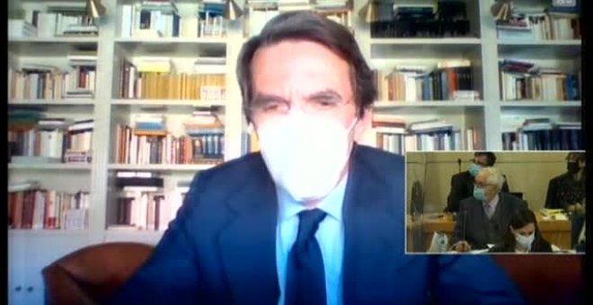 Aznar niega la caja B del PP: "Ni la conocía, ni la conozco"