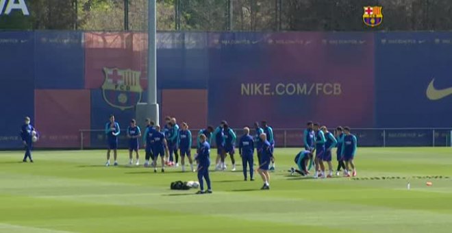 El Barça prepara el choque ante el Villarreal antes de su viaje a Castellón