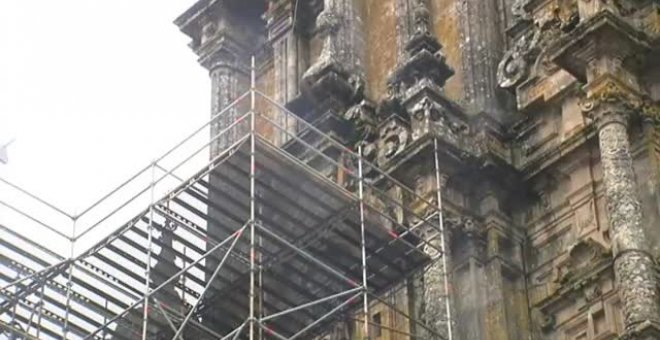 Ocho años después desaparecen las grúas y andamios de la Catedral de Santiago