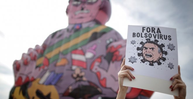 Brasil se levanta contra Bolsonaro con marchas en todo el país pese a la covid-19
