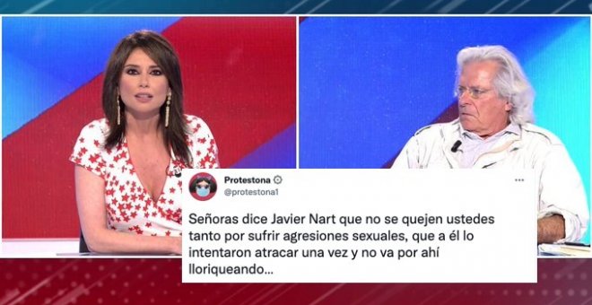 La aplaudida bronca de Marta Flich a Javier Nart por comparar las agresiones machistas con un atraco