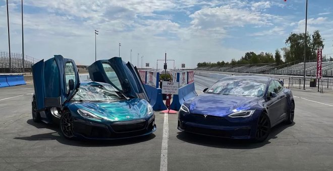 Ahora sí: Rimac Nevera y Tesla Model S Plaid, los dos eléctricos más rápidos del mundo se enfrentan