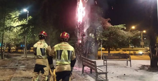 Toledo sigue buscando al pirómano del Polígono, ya son cinco los incendios provocados en el barrio