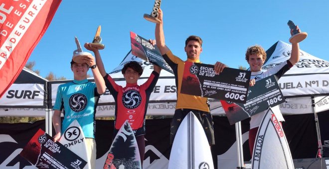 Gonzalo Gutiérrez se proclama campeón del 23 Open de la Escuela Cantabra de Surf