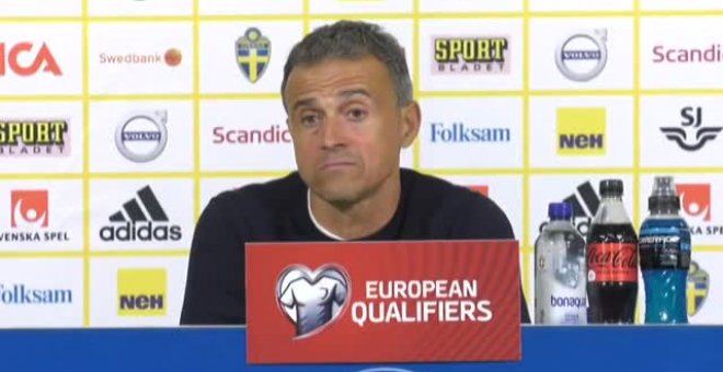 Luis Enrique considera tras perder contra Suecia que el partido "no ha sido malo"