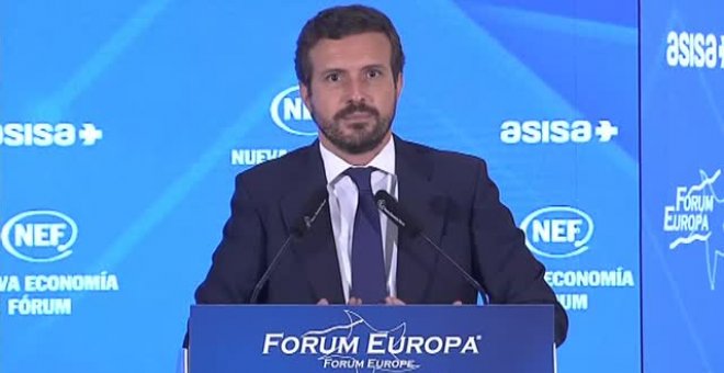 Pablo Casado: "No nos fiamos ya del gobierno"