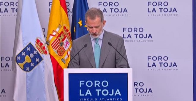 Felipe VI: "Ahora podemos encarar con más optimismo el fin de la crisis provocada por la pandemia"