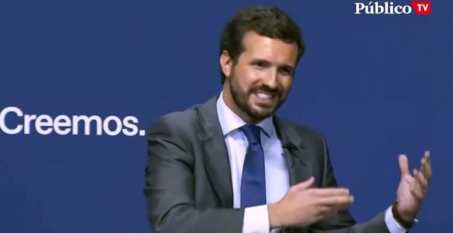 Casado pone de ejemplo a un Sarkozy corrupto