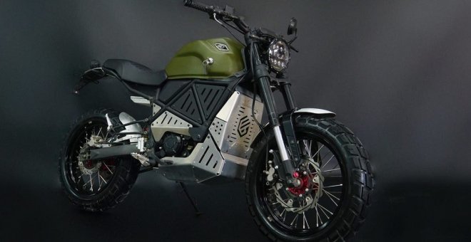 Geon ScrAmper: la moto eléctrica de estilo cafe racer y cambio manual está lista para su producción