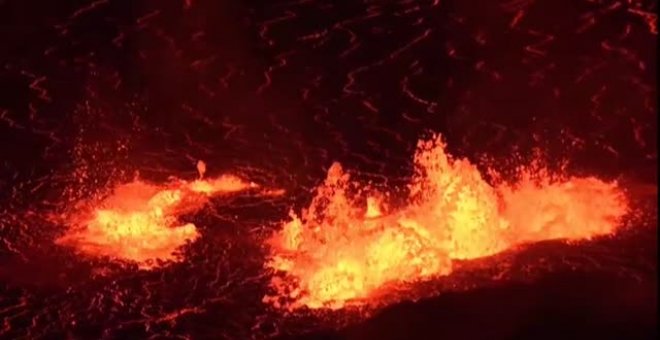 El Kilauea emite toneladas de lava en su nueva erupción