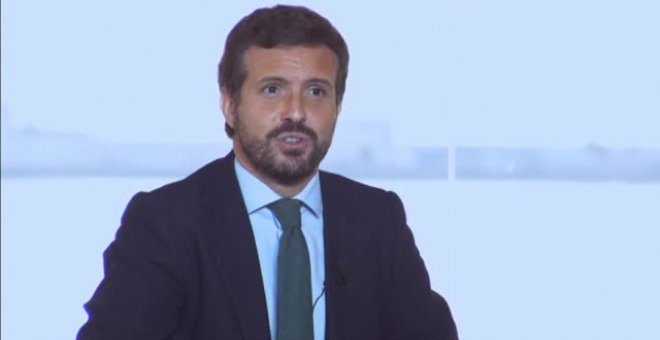 Casado se alinea con Díaz Ayuso: "Desde España no tenemos que pedir perdón"