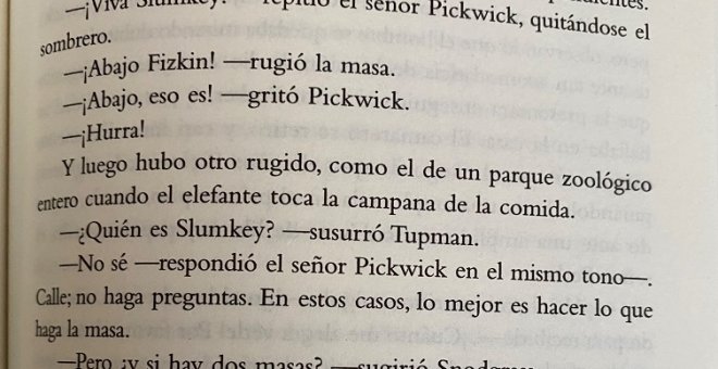 El funcionamiento de Twitter explicado a través del extracto de una novela de Dickens