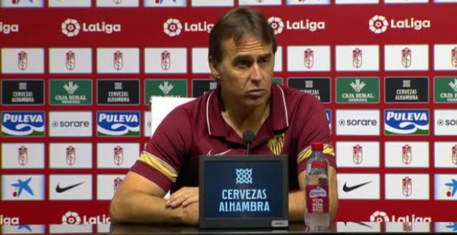 Lopetegui: "Estamos tristes por haber perdido un partido que no merecimos perder, pero en el fútbol valen los goles y no los merecimientos"