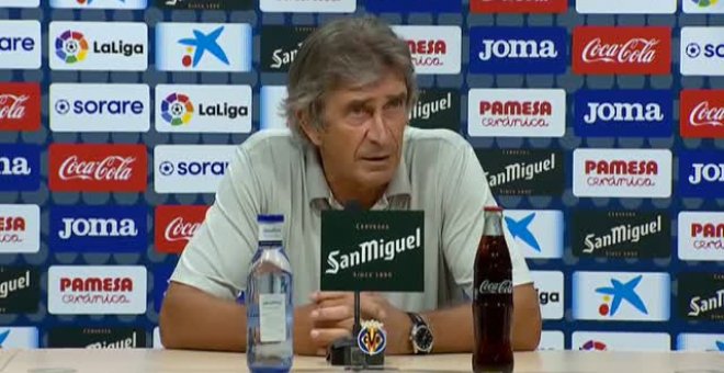 Pellegrini habla de "buen balance" pese a la derrota frente al Villarreal