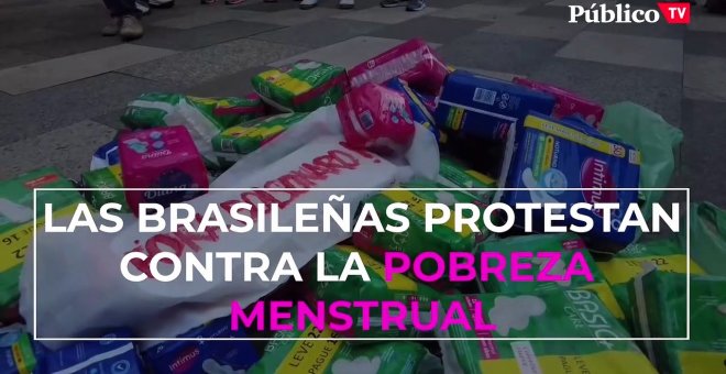 Las brasileñas protestan contra la pobreza mensual