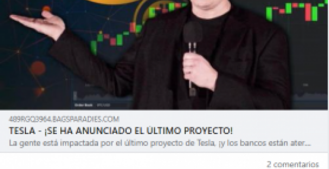 Bulocracia - "El último proyecto de Tesla" te lo pegan en tu facebook y es otro timo sobre bitcoins