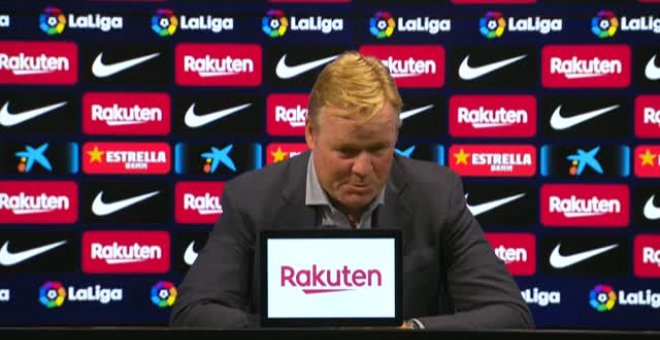 Koeman: "Es algo más que una derrota de tres puntos"