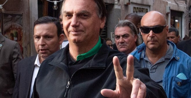 Reporteros brasileños denuncian que fueron agredidos por el cuerpo de seguridad de Bolsonaro en Roma