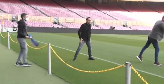 Xavi Hernández, preparado para su estreno liguero